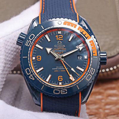 REPLICA SEAMASTER 215.92.46.22.03.001 GMT VS FACTORY BLUE CERAMIC