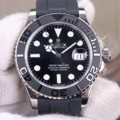 REPLICA YACHT MASTER M226659-0002 VS FACTORY BLACK DIAL