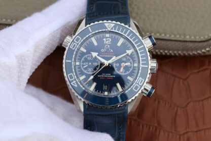 REPLICA SEAMASTER OCEAN PLANET 600M 215.33.46.51.03.001 OM FACTORY BLUE STRAP