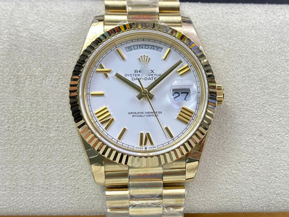 REPLICA DAY DATE M228238-0042 EW FACTORY GOLD STRAP