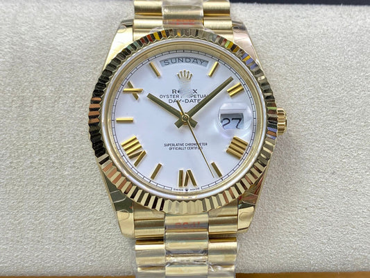 REPLICA DAY DATE M228238-0042 EW FACTORY GOLD STRAP