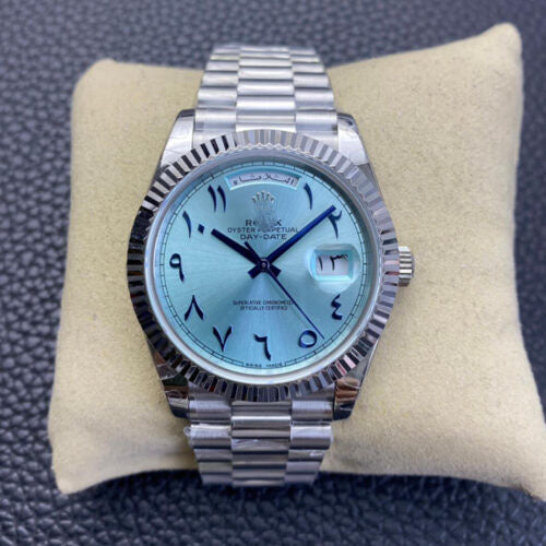 REPLICA DAY DATE BP FACTORY ICE BLUE DIAL