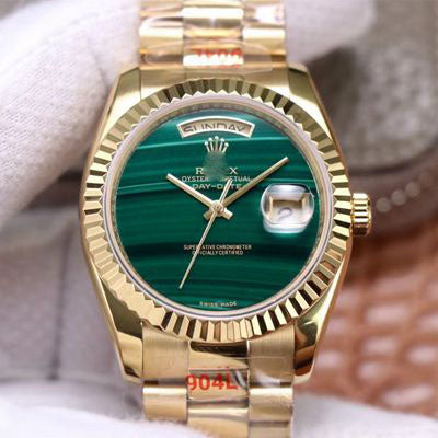 REPLICA DAY DATE PRESIDENT 18238 MALACHITE GREEN DIAL