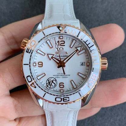 REPLICA SEAMASTER 215.23.40.20.04.001 PLANET OCEAN 600M VS FACTORY WHITE STRAP