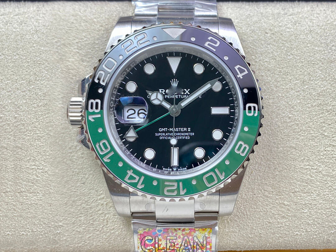 REPLICA GMT MASTER II M126720VTNR-0001 CLEAN FACTORY STAINLESS STEEL