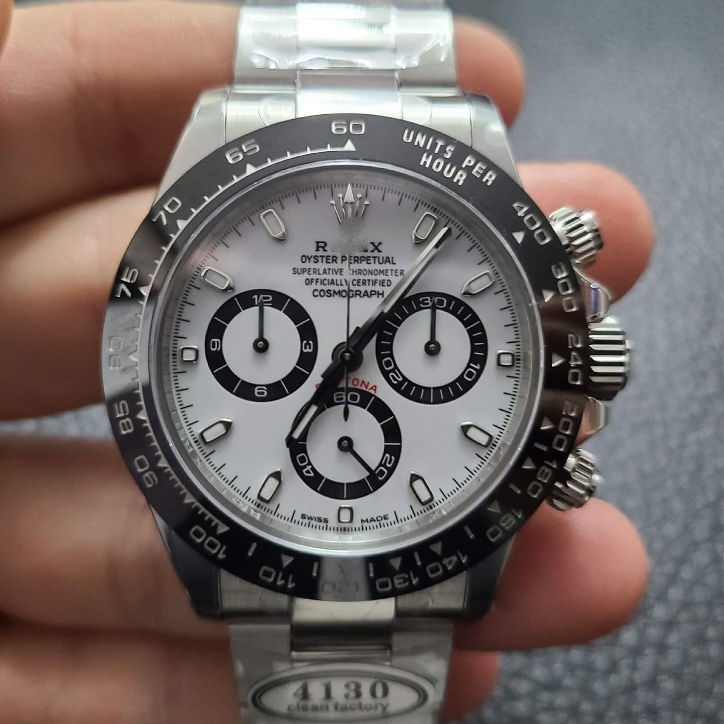 REPLICA COSMOGRAPH DAYTONA M116500LN-0001 CLEAN FACTORY V3 WHITE DIAL