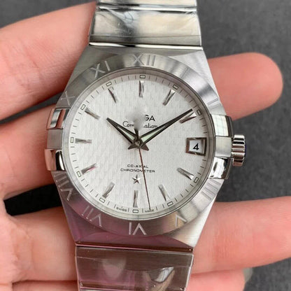 REPLICA CONSTELLATION 123.10.38.21.02.004 VS FACTORY WHITE DIAL