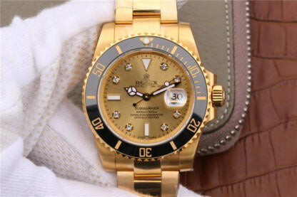 REPLICA SUBMARINER 116618 NOOB FACTORY GOLD STRAP