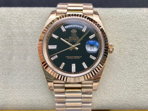 REPLICA DAY DATE 228238A EW FACTORY V2 GOLD STRAP