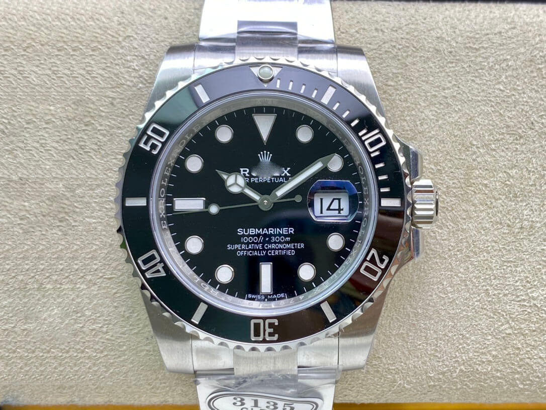 REPLICA ROLEX SUBMARINER 116610LN-97200 CLEAN FACTORY BLACK DIAL