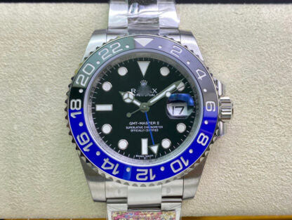 REPLICA GMT MASTER II 116710BLNR-78200 CLEAN FACTORY STAINLESS STEEL STRAP