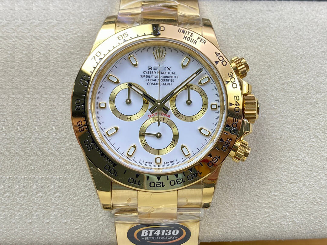 REPLICA DAYTONA M116508-0001 BT FACTORY GOLD CASE