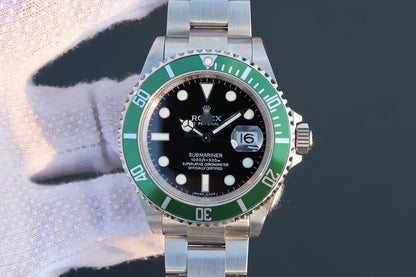 REPLICA SUBMARINER 16610LV-93250 JF FACTORY STAINLESS STEEL STRAP