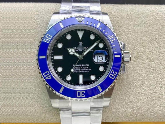 REPLICA SUBMARINER M126619LB-0003 41MM VS FACTORY STAINLESS STEEL STRAP