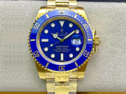 REPLICA SUBMARINER M116618LB-0003 VS FACTORY GOLD STRAP