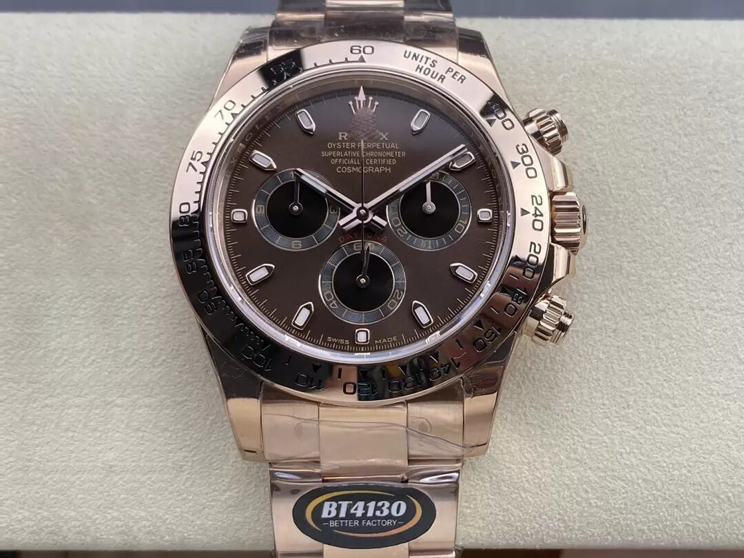 REPLICA DAYTONA M116505-0013 BT FACTORY GOLD STRAP