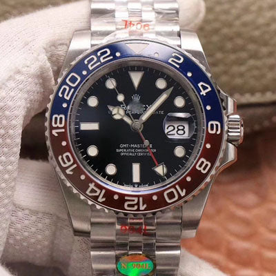 REPLICA GMT MASTER II 126710BLRO-0001 NOOB FACTORY BLACK DIAL