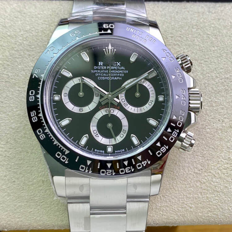 REPLICA COSMOGRAPH DAYTONA M116500LN-0002 CLEAN FACTORY STAINLESS STEEL STRAP