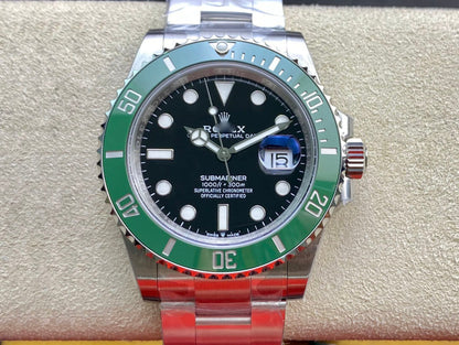 REPLICA ROLEX SUBMARINER M126610LV-0002 VS FACTORY STAINLESS STEEL STRAP