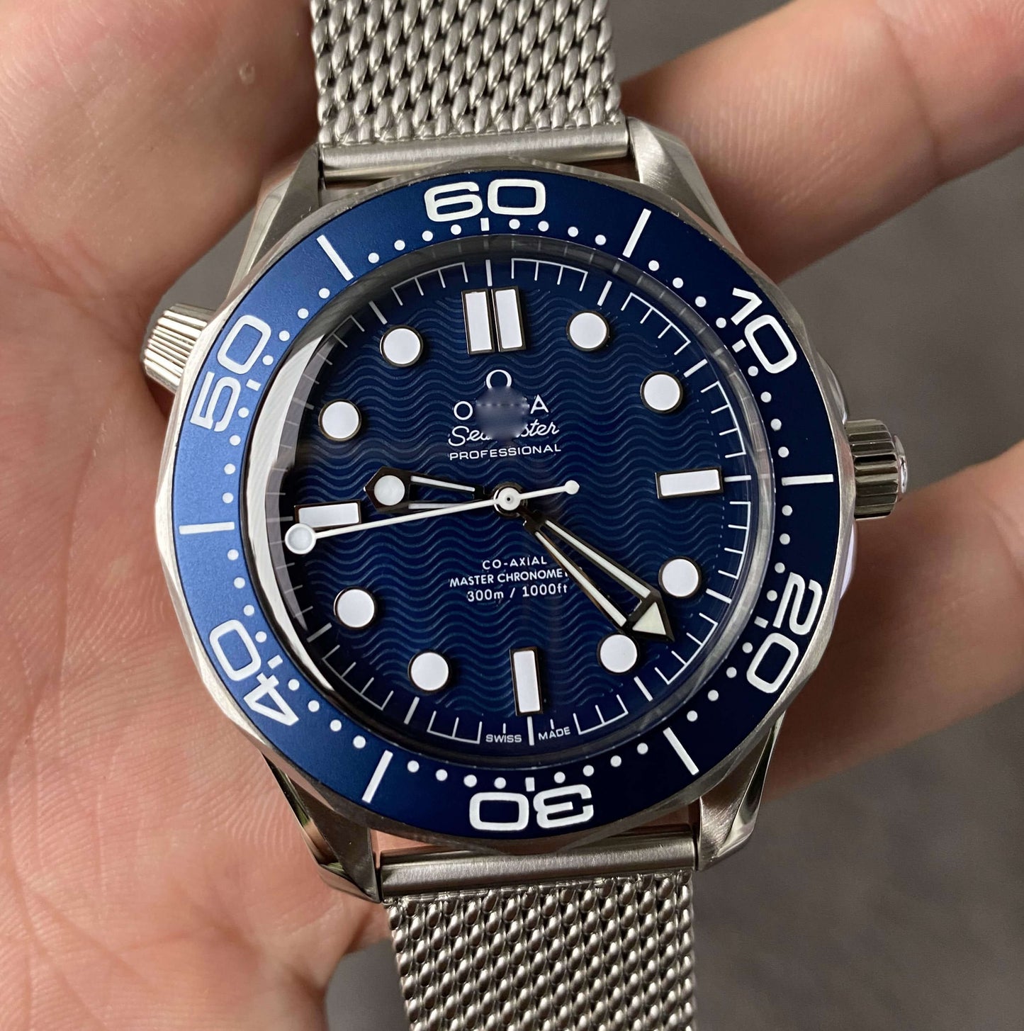 REPLICA SEAMASTER DIVER 300M 210.30.42.20.03.002 VS FACTORY BLUE DIAL