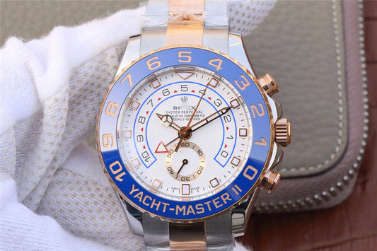 REPLICA YACHT-MASTER M116681-0002 JF FACTORY STAINLESS STEEL STRAP