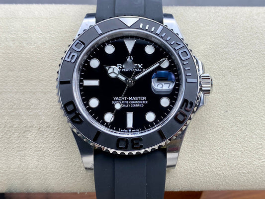 REPLICA YACHT MASTER M226659-0002 CLEAN FACTORY BLACK STRAP