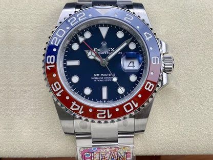 REPLICA GMT MASTER II M126719BLRO-0003 CLEAN FACTORY CERAMIC BEZEL