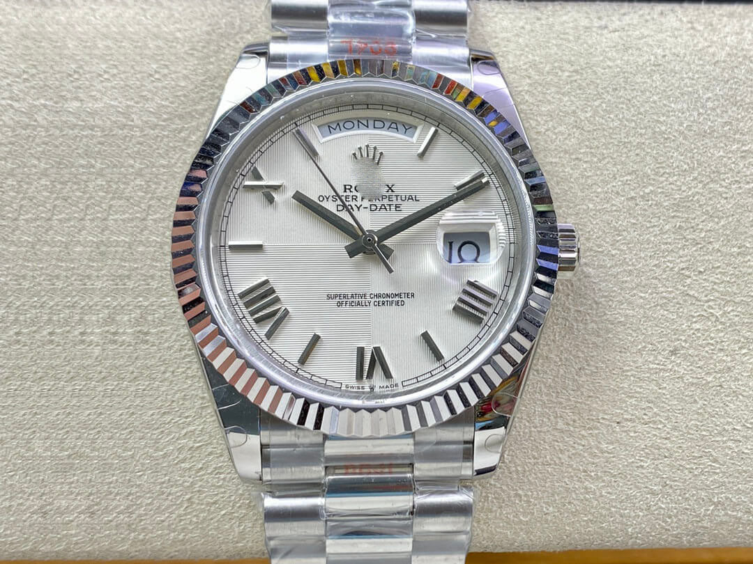 REPLICA DAY DATE 228239-83419 EW FACTORY STAINLESS STEEL STRAP