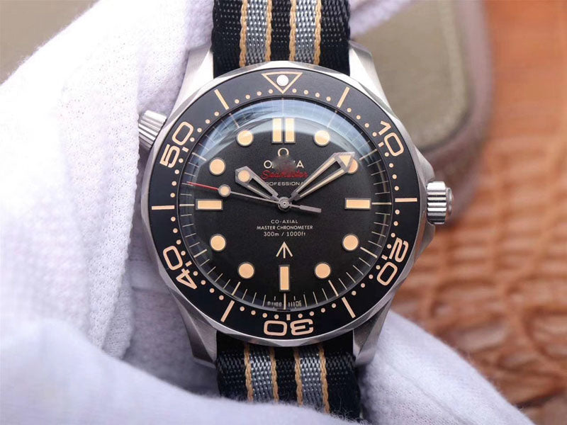 REPLICA SEAMASTER 210.92.42.20.01.001 JAMES BOND 007 VS FACTORY BLACK DIAL