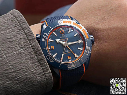 REPLICA SEAMASTER 215.92.46.22.03.001 GMT VS FACTORY BLUE CERAMIC