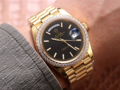 REPLICA DAY DATE 40MM EW FACTORY GOLD STRAP