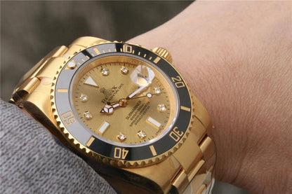 REPLICA SUBMARINER 116618 NOOB FACTORY GOLD STRAP