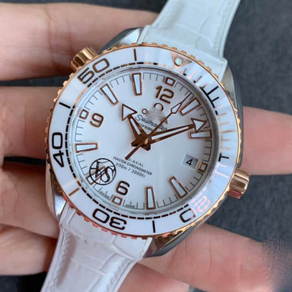 REPLICA SEAMASTER 215.23.40.20.04.001 PLANET OCEAN 600M VS FACTORY WHITE STRAP