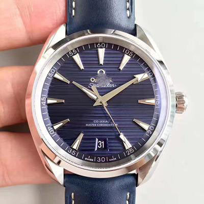 REPLICA SEAMASTER AQUA TERRA 150M MASTER CO-AXIAL BASELWORLD BLUE TEXTURED DIAL