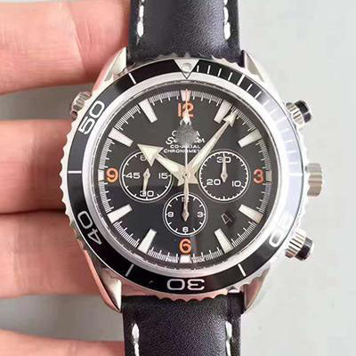 REPLICA SEAMASTER PLANET OCEAN 600 M CO-AXIAL CHRONOGRAPH 2210.51.00 OM FACTORY BLACK DIAL