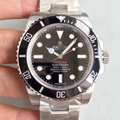 REPLICA SUBMARINER 114060 NOOB FACTORY V9 BLACK DIAL