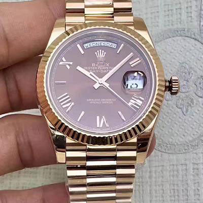 REPLICA DAY DATE 228235 2018 40MM EW FACTORY PURPLE DIAL