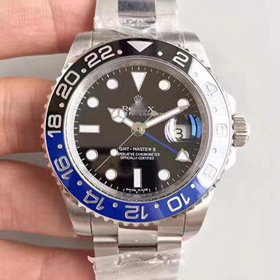 REPLICA GMT MASTER II 116710BLNR NOOB FACTORY V8 BLACK DIAL