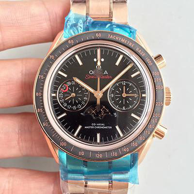 REPLICA SPEEDMASTER MOONWATCH MOONPHASE CHRONOGRAPH 304.63.44.52.01.001 BLACK DIAL