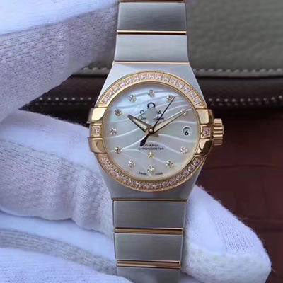 REPLICA CONSTELLATION DOUBLE EAGLE LADY WHITE MOTHER-OF-PEARL DIAL 27MM 3S FACTORY