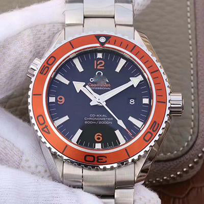 REPLICA SEAMASTER PLANET OCEAN 600M 45.5MM 232.30.46.21.01.002 OM FACTORY BLACK DIAL