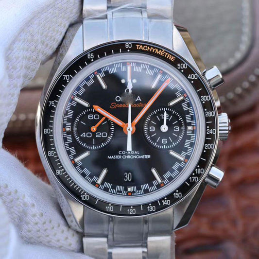 REPLICA SPEEDMASTER RACING MASTER CHRONOGRAPH 44.25MM 329.30.44.51.01.002 OM FACTORY BLACK DIAL