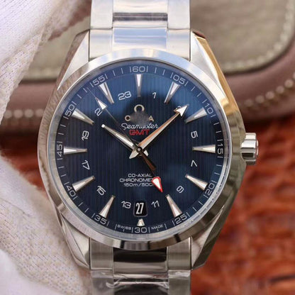 REPLICA SEAMASTER AQUA TERRA 231.10.43.22.03.001 VS FACTORY BLUE DIAL