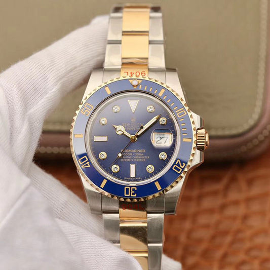 REPLICA SUBMARINER DATE 116613 GM FACTORY BLUE DIAL