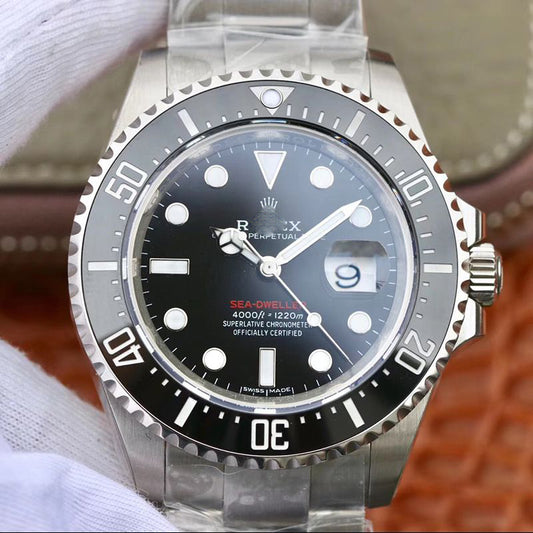 REPLICA SEA-DWELLER 126600 NOOB FACTORY V9 BLACK DIAL