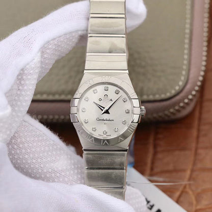 REPLICA CONSTELLATION LADIES 123.10.27.60.55.001 TW FACTORY SILVER DIAL