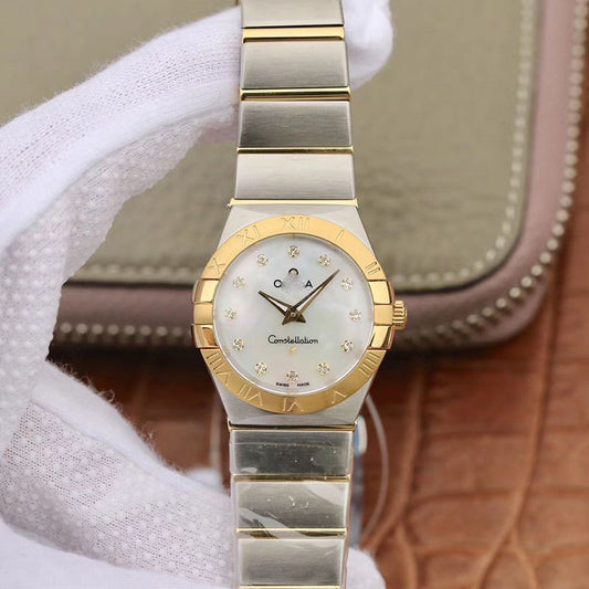 REPLICA CONSTELLATION LADIES 1371.71.00 TW FACTORY WHITE MOTHER-OF-PEARL DIAL