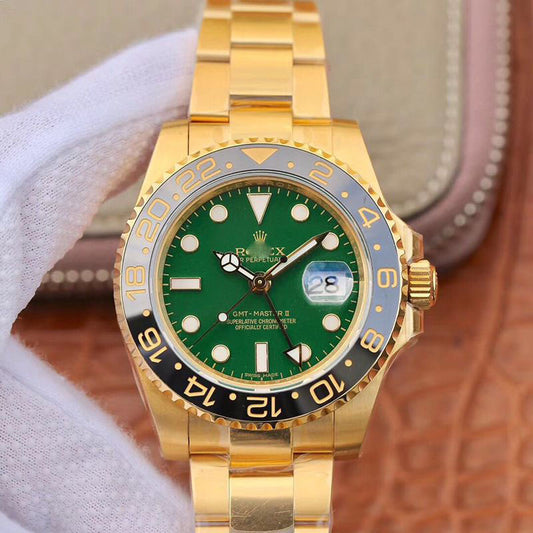 REPLICA GMT MASTER II 116718LN EW FACTORY GREEN DIAL