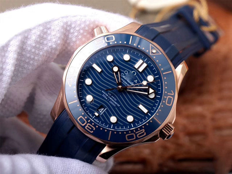 REPLICA SEAMASTER 210.62.42.20.03.001 VS FACTORY BLUE DIAL