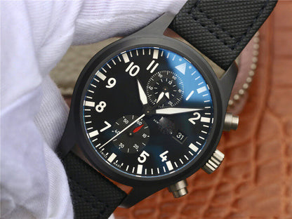 PILOT TOP GUN IW389001 ZF FACTORY BLACK STRAP